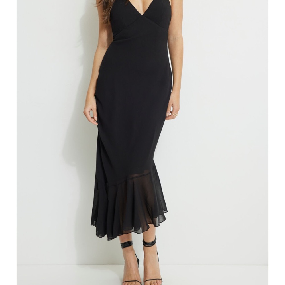 Dynamite Black Asymmetrical Dress